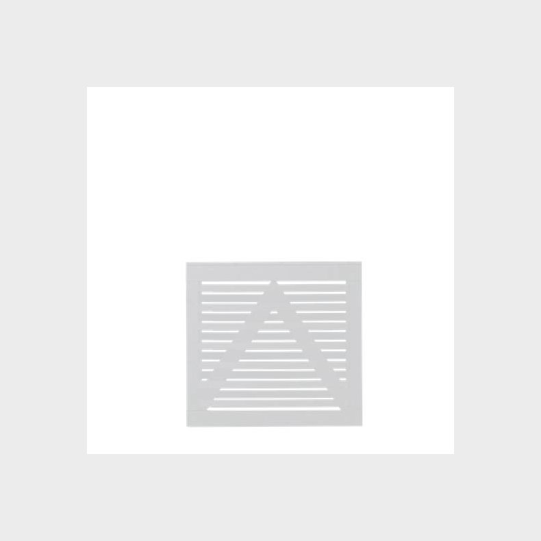 Osaka enkeltlge hvid 100x93cm (BxH)