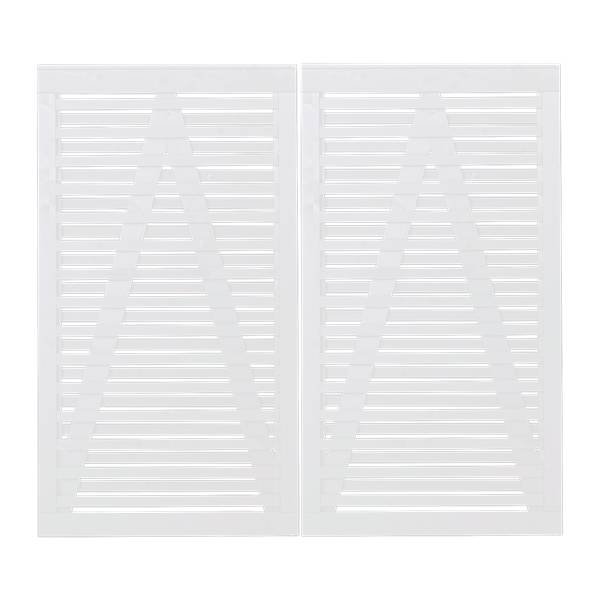 Osaka dobbeltlge hvid 200x180cm (BxH)