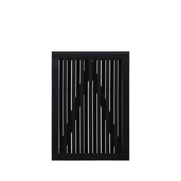 Nagano enkeltlge sort 100x140cm (BxH)