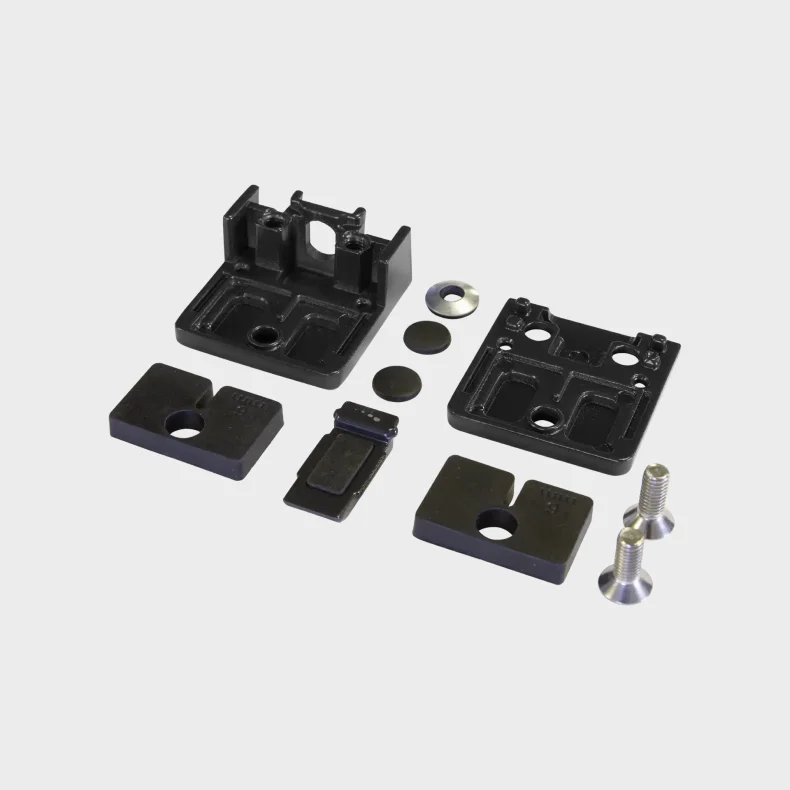 Glashegn inkl. 4 glasbeslag, 6mm hrdet glas 90x91cm - rgfarvet grsort glas