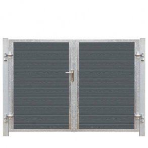 Artura dobbeltlge hjrehngt inkl. galvaniserede stolper 197x135cm (BxH)