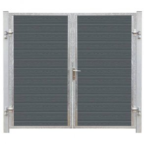 Artura dobbeltlge hjrehngt inkl. galvaniserede stolper 197x175cm (BxH)