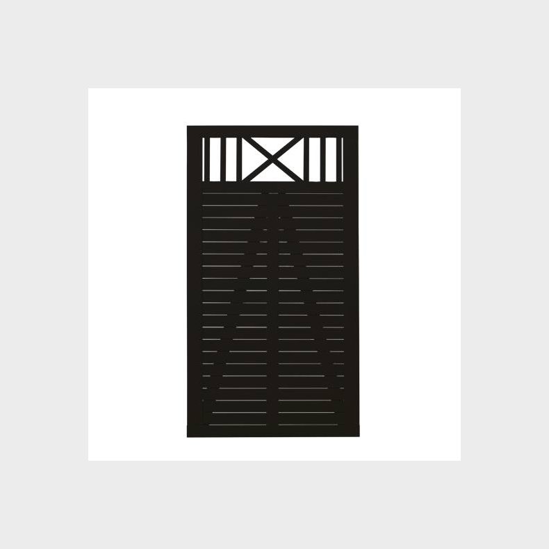 Nostalgi system sort enkeltlge 100x180cm