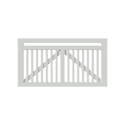 Linea bred facadelge i hvid 150x80cm (BxH)