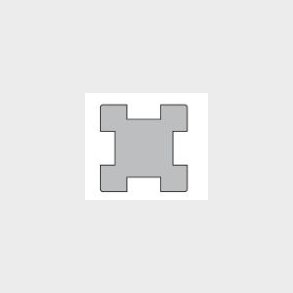 Brun Midterstolpe 4 sider 90x90 i 2,7m