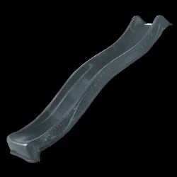 PLUS Legetrn inkl. gyngestativ - grsort rutsjebane og gynge