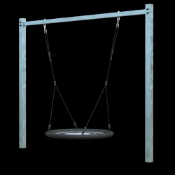 Gyngestativ i stål inkl. rund redegynge