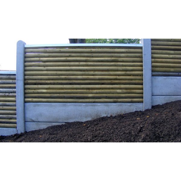 Rundstok 70 mm vandret - ls stabelvare. Pine dyimp. Gran lngde 189cm