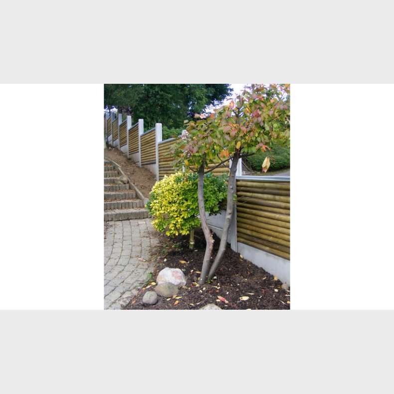 Raftehegn i pine dyimp. gran med rundstok 70 mm vandret lngde 189cm - ls stabelvare