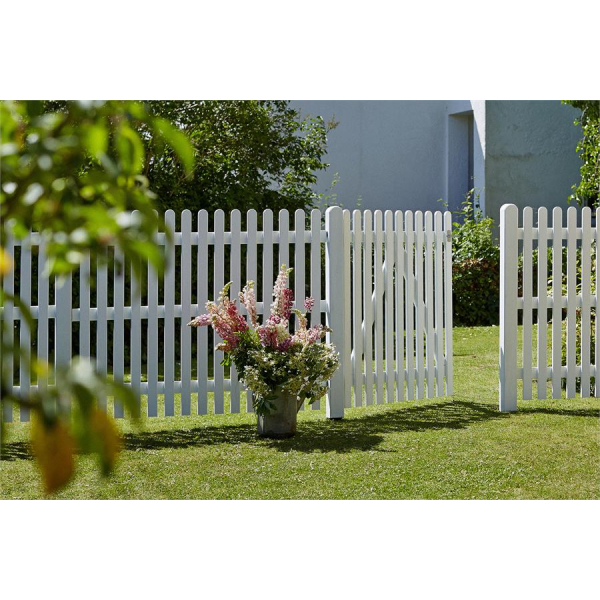 Retro stakithegn i hvid 150x80cm (BxH)
