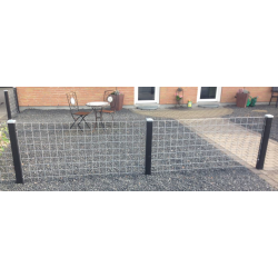 Bravo Rionet hegn galvaniseret model "Billund"