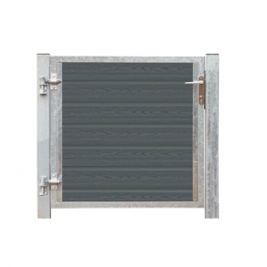 Artura kompositdr venstrehngt + stolper 97x95cm (BxH)