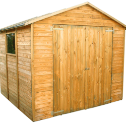 Udstillingsmodel kun til afhentning: Redskabsskur 4,7m2 i elementer model Hjemsted budget