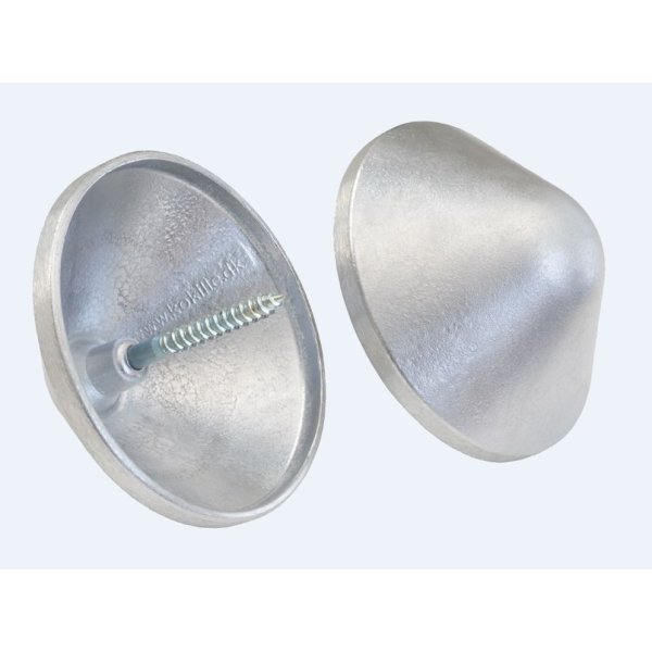 Stolpehat 110mm i alu
