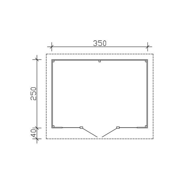 Ordrup havehus model 1 i ubehandlet p 8,75m2