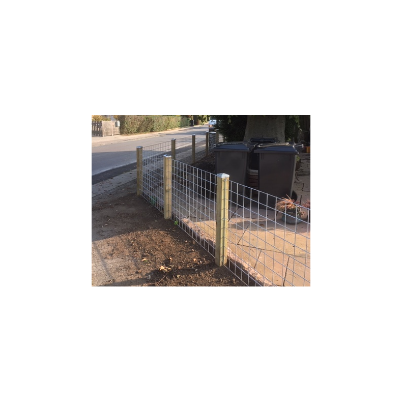 Galvaniseret rionet hegn 90x150cm - model Billund