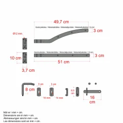Enkeltlgebeslag til Ligno venstre