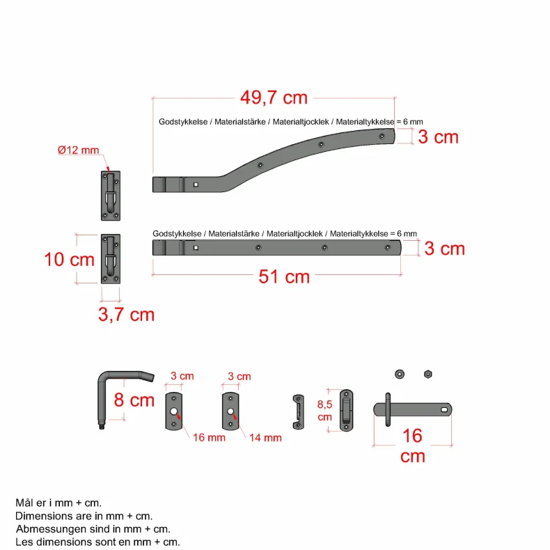 Enkeltlgebeslag til Ligno venstre