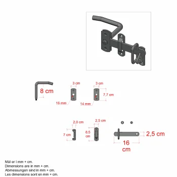 Stalddrsgreb - 16 cm