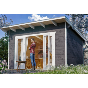 Ordrup havehus model 1 i skifergr p 8,75m2