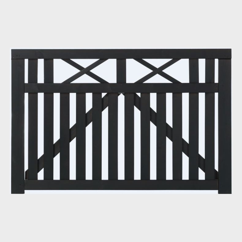 Vinesse sort enkeltlge 150x98cm 