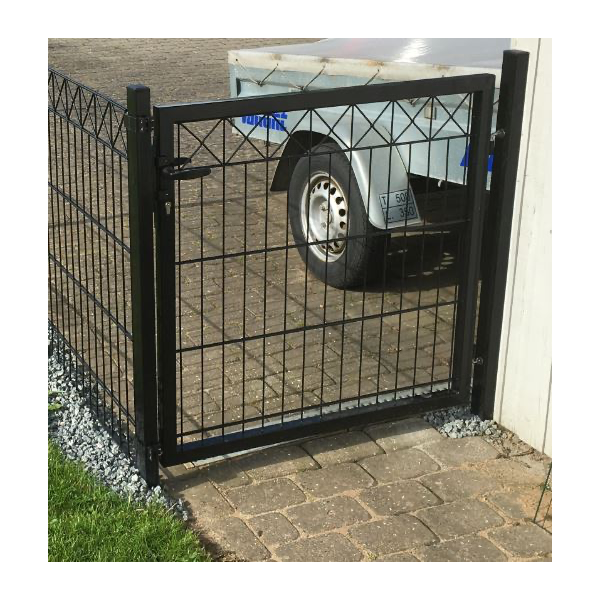 Lge X i sort 100x100cm inkl. Stolper model Gilleleje