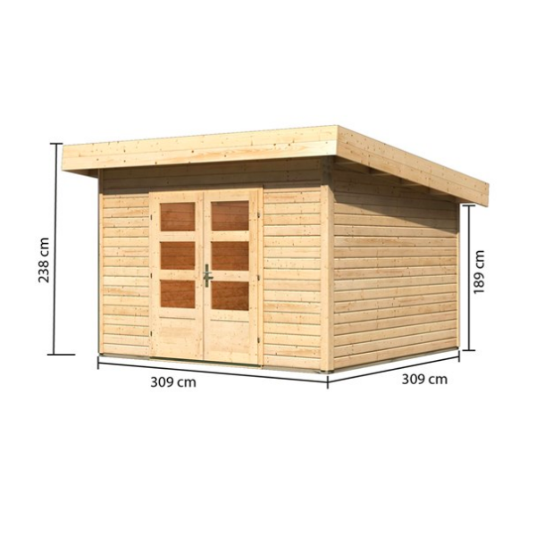 Norden model 3 i ubehandlet p 9,5m2