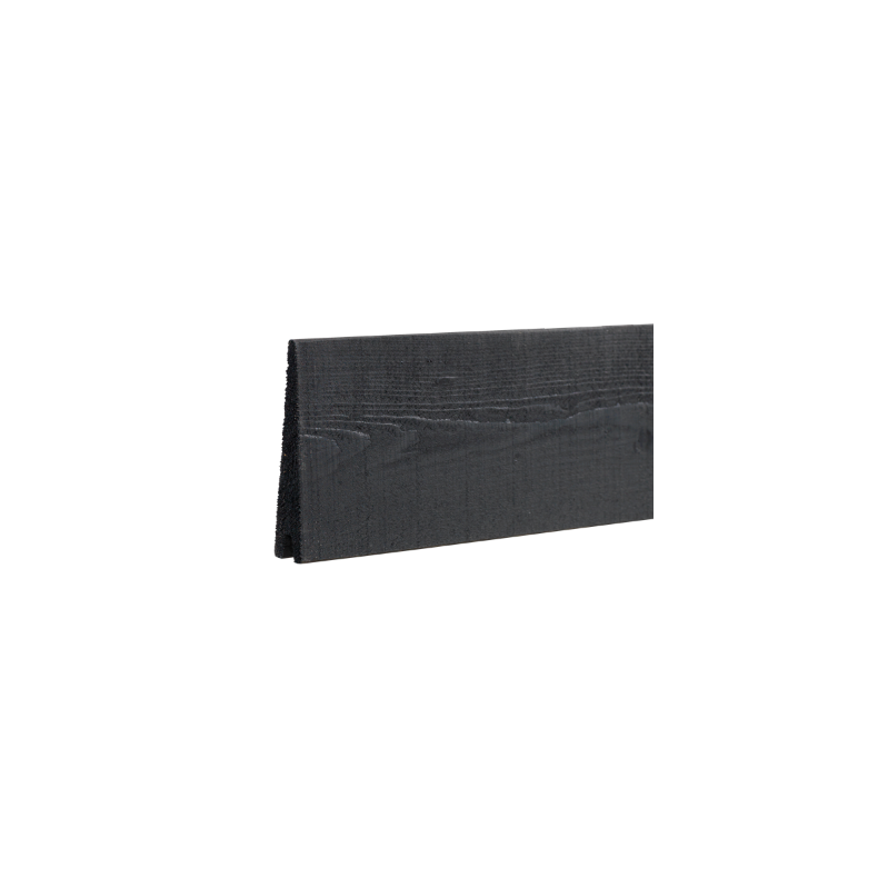 Klink profilbrt trykimprgneret sort - 27/7x140mm - lngde 177cm