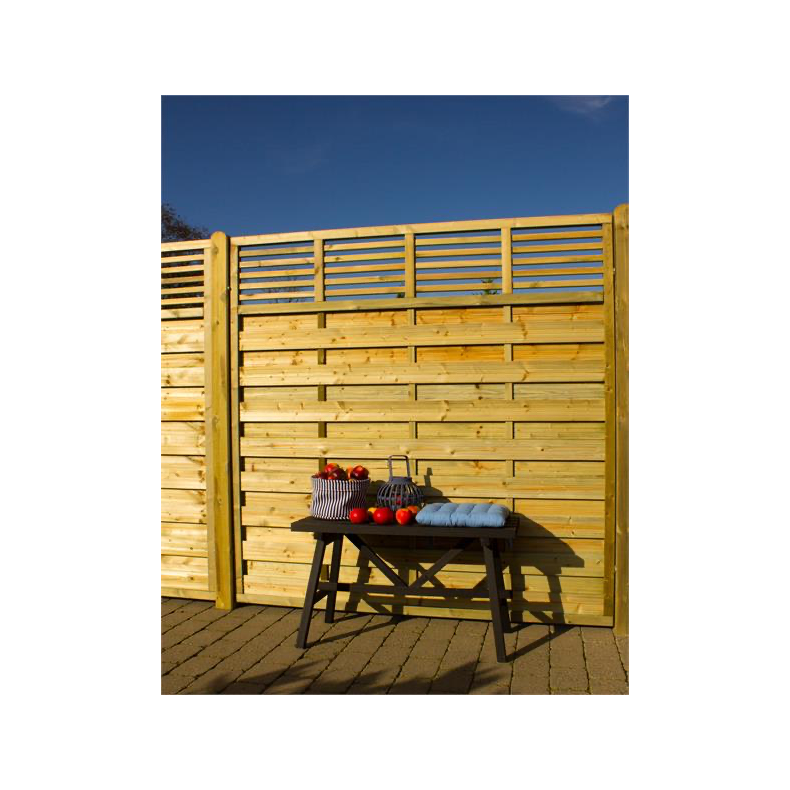 Lamelhegn med espalier 180x180cm - model Newline