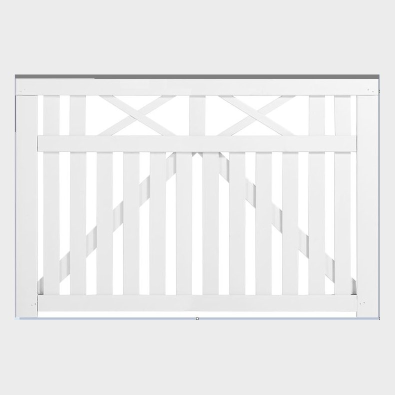 Vinesse hvid  enkeltlge 150x96cm