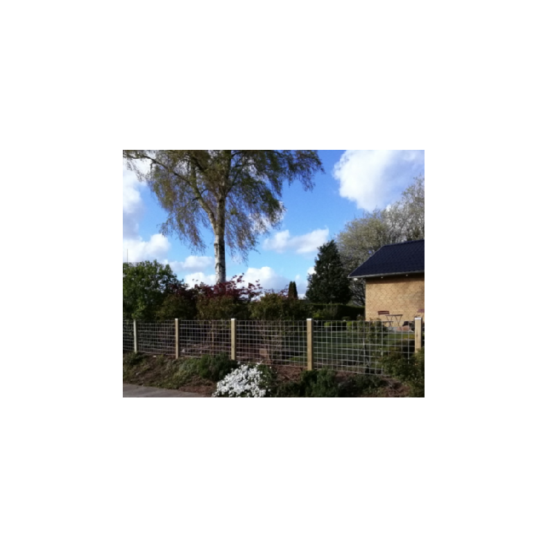 Galvaniseret rionet hegn 90x180cm - model Billund