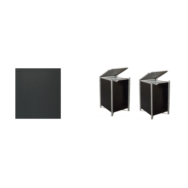 Hide Basic black skraldespandskjuler