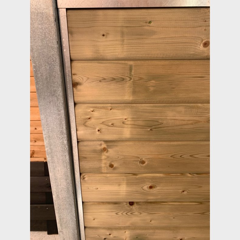 Rom blokhus systemhegn inkl. galv. stolper og tilbehr - Guldklasse