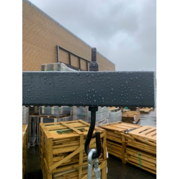 Gyngestativ i stl med to gynger og klatrestige  holdbart, moderne og pladsbesparende