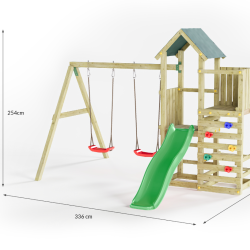 Cecilie legetårn trykimprægneret