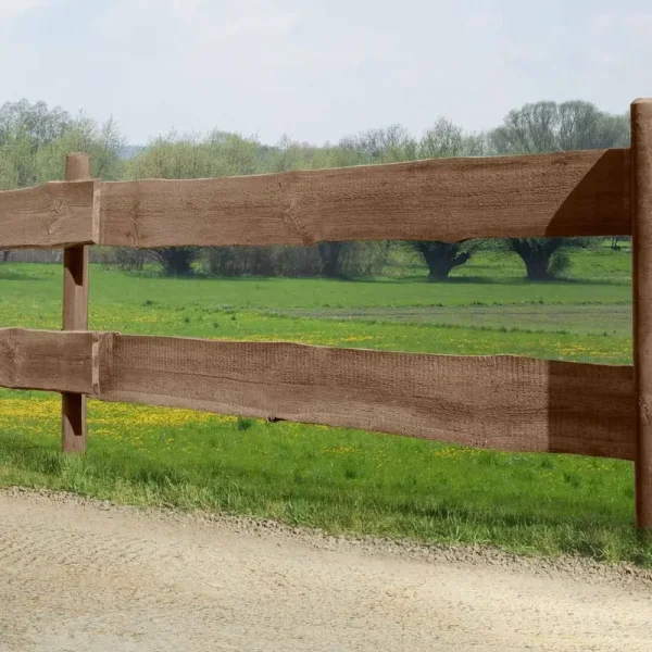 Kalmarbrt i brun trykimprgneret model "Thisted" 2,4x15/25x240cm (BxHxL)