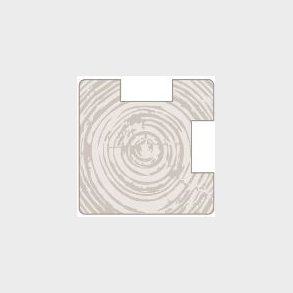 Hjrnestolpe 90x90mm x 270cm i sort