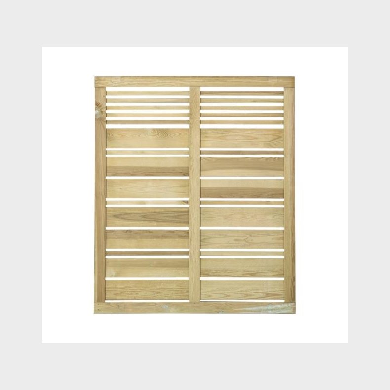 Silence hegn i trykimprgneret 120x140cm (BxH)