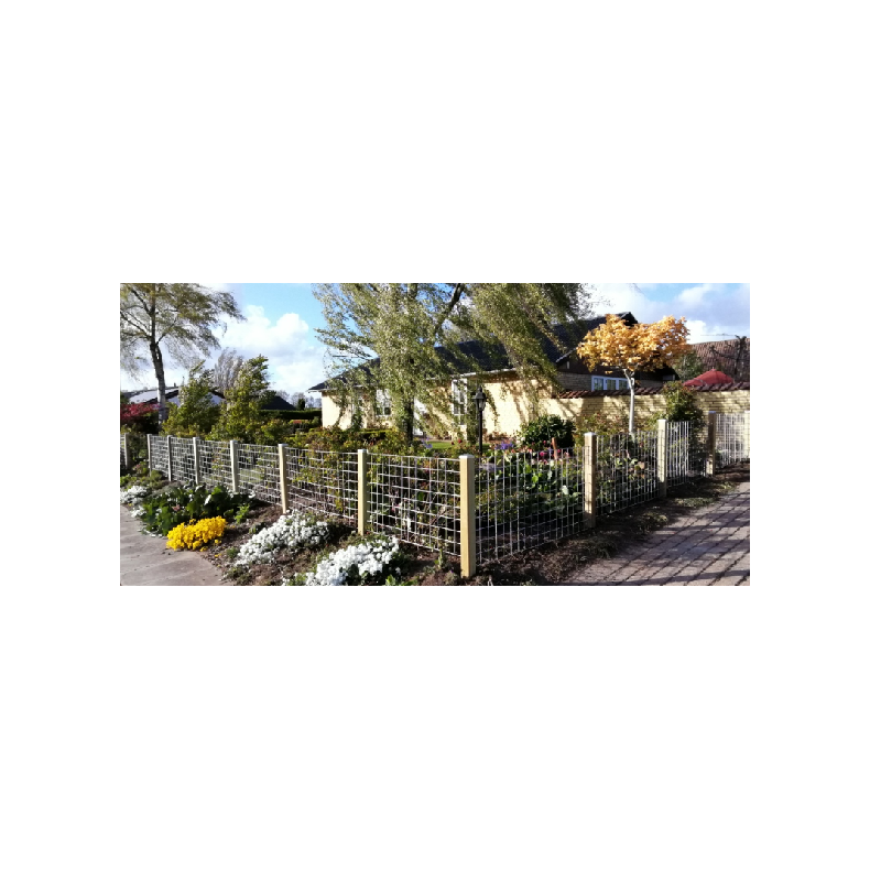 Galvaniseret rionet hegn 90x180cm - model Billund