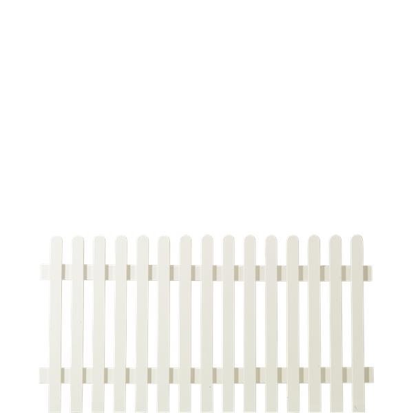 Retro stakithegn i hvid 150x80cm (BxH)