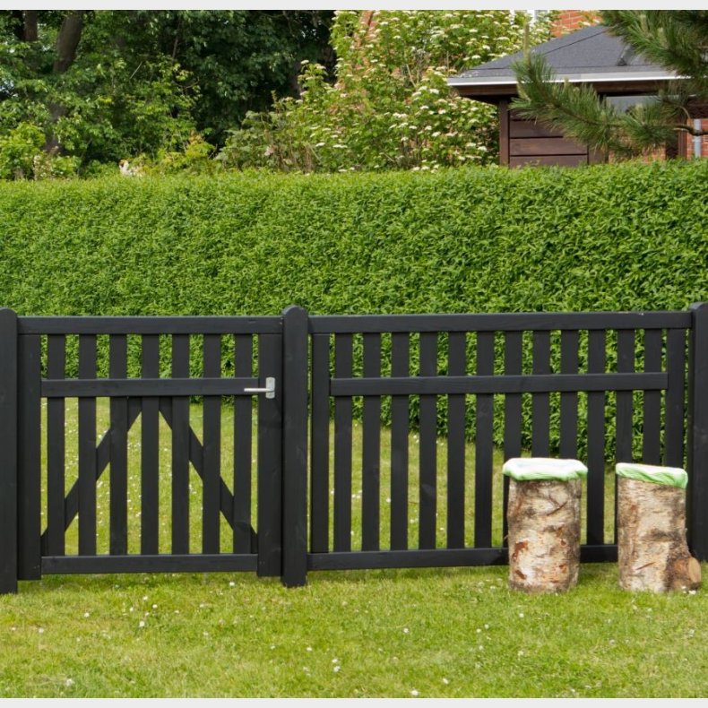 PLUS Country hegn med trstolper - Guldklasse