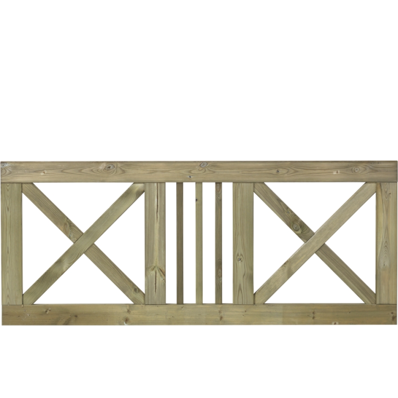 Slots forhavehegn 180x75cm