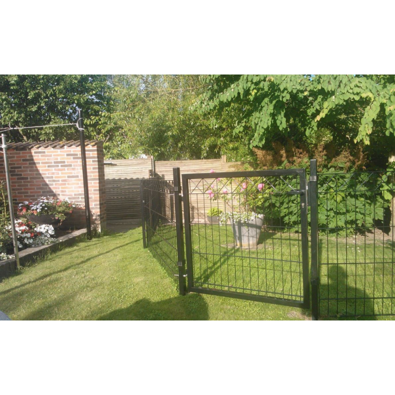 Lge X i sort til panelhegn100x100cm - model Gilleleje