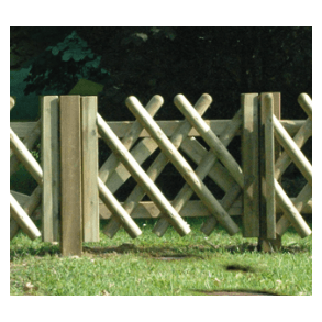 J�gerhegn enkeltl�ge i trykimpr�gneret 100x60cm (BxH)