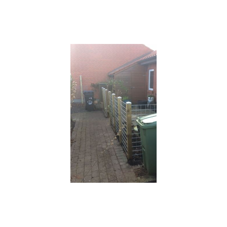 Galvaniseret rionet hegn 90x120cm - model Billund