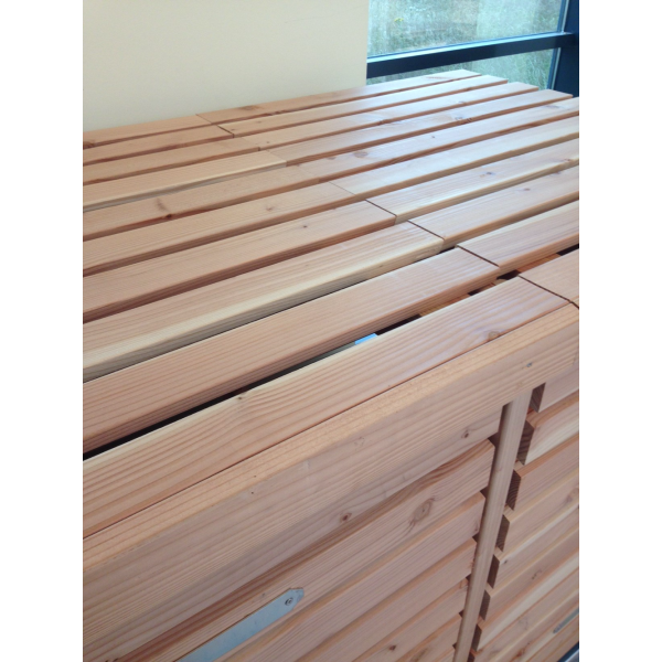 Rhombus Premium skraldespandsskjuler i lrk 2x240L