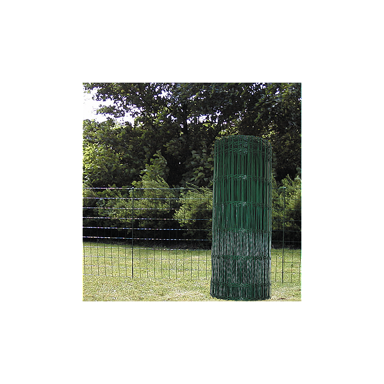 1 stk. p lager: Havehegn plastbelagt 5 x 10 cm, GRNT 120cm hjde, 25m rulle