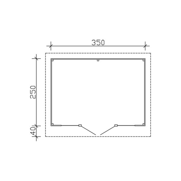 Ordrup havehus model 1 i skifergr p 8,75m2