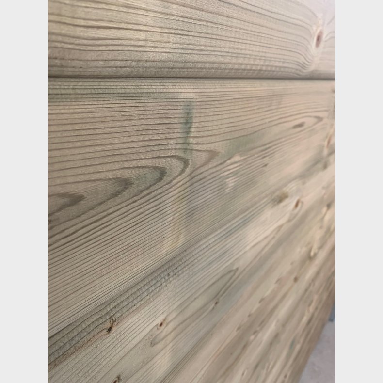 Rom blokhus systemhegn inkl. galv. stolper og tilbehr - Guldklasse