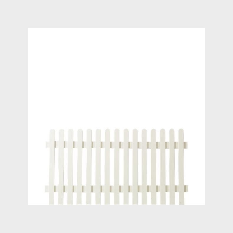 Retro stakithegn i hvid 150x120cm (BxH)